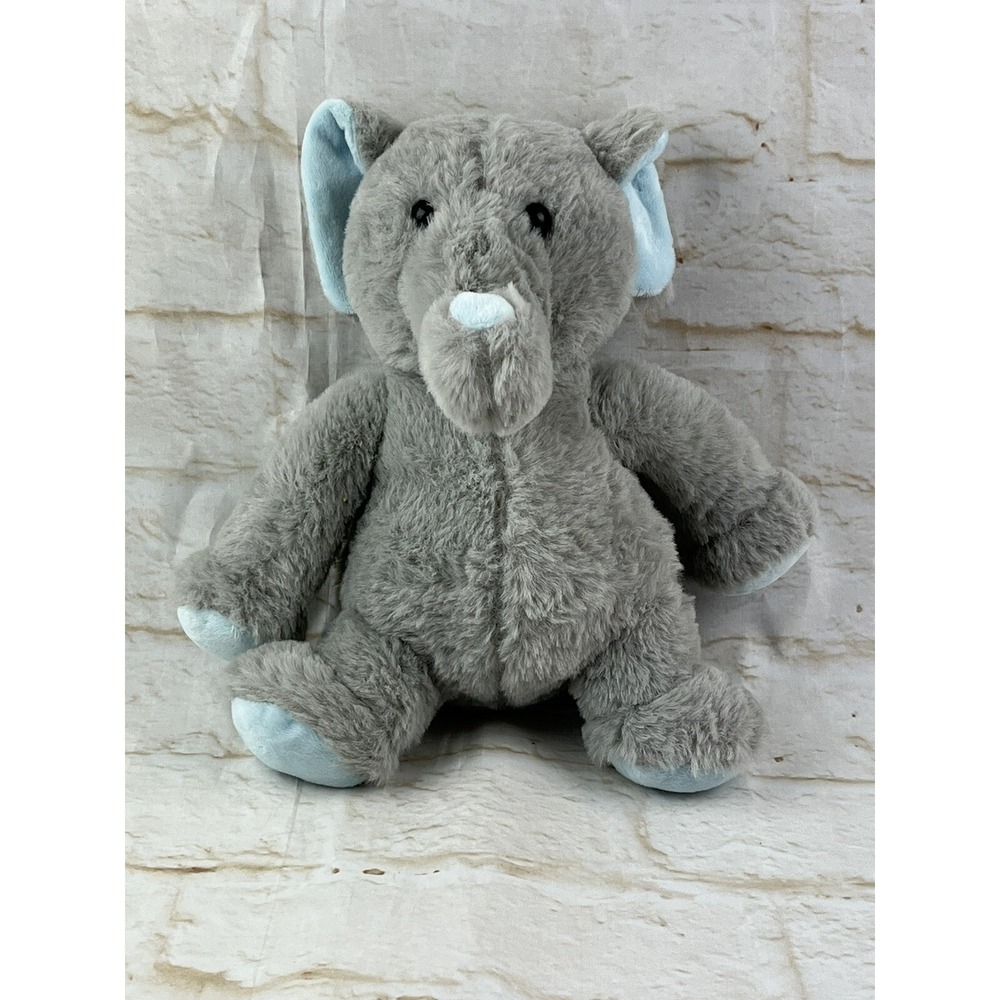 Napco 10" Elephant Plush Gray Stuffed Animal Soft Lovey Cuddle Toy Jungle Safari